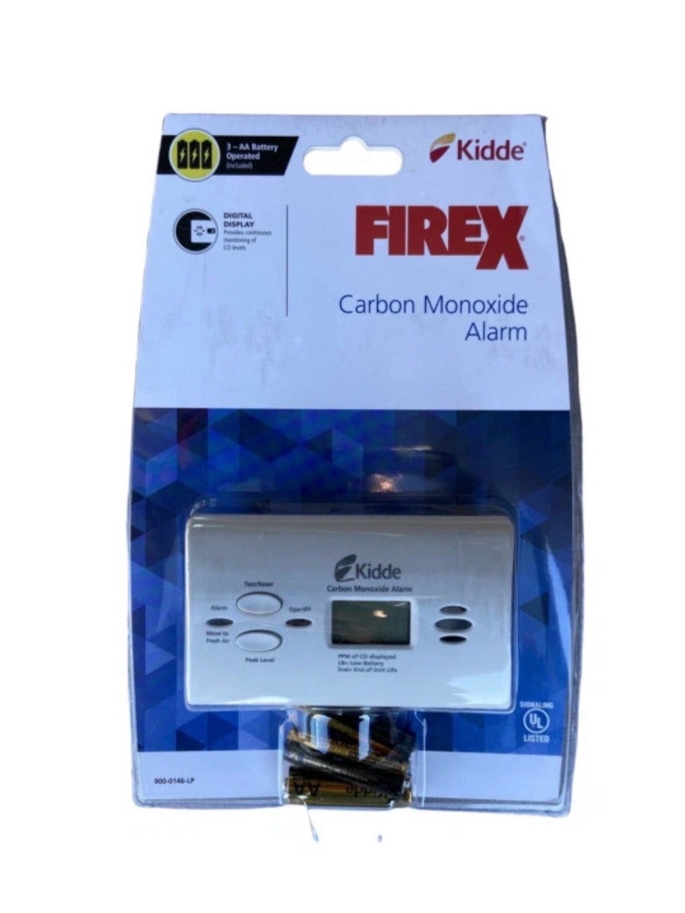 Kidde Firex Battery Operated Digital Carbon Monoxide Detector